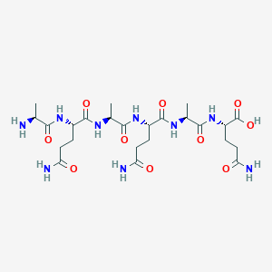 molecular formula C24H41N9O10 B12519544 L-Alanyl-L-glutaminyl-L-alanyl-L-glutaminyl-L-alanyl-L-glutaminato CAS No. 680997-00-6