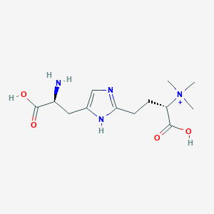 2-[(3S)-3-carboxy-3-(trimethylammonio)propyl]-L-histidine