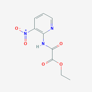 molecular formula C9H9N3O5 B12519609 Ethyl [(3-nitropyridin-2-yl)amino](oxo)acetate CAS No. 809239-91-6