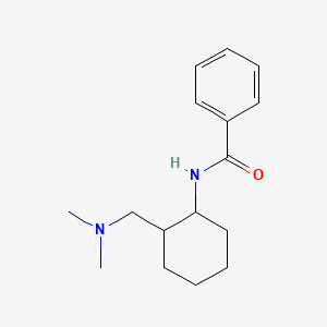 molecular formula C16H24N2O B12519673 N-{2-[(Dimethylamino)methyl]cyclohexyl}benzamide CAS No. 688727-05-1