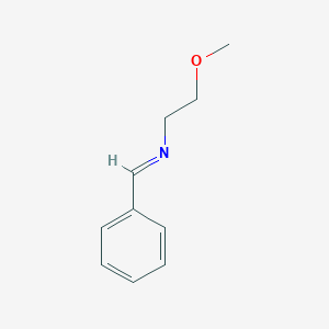 molecular formula C10H13NO B12519722 (E)-N-(2-Methoxyethyl)-1-phenylmethanimine CAS No. 105427-43-8