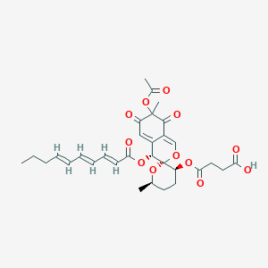 molecular formula C31H36O12 B1251977 Decipinin A 