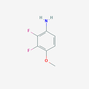 molecular formula C7H7F2NO B125198 2,3-二氟-4-甲氧基苯胺 CAS No. 155020-51-2