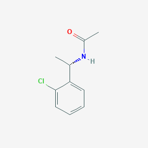 molecular formula C10H12ClNO B12519820 N-[(1S)-1-(2-Chlorophenyl)ethyl]acetamide CAS No. 680986-62-3