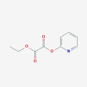 molecular formula C9H9NO4 B12519844 Ethanedioic acid, ethyl 2-pyridinyl ester (9CI) CAS No. 698392-44-8