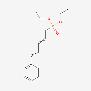molecular formula C15H21O3P B12519920 Diethyl (5-phenylpenta-2,4-dien-1-yl)phosphonate CAS No. 693818-49-4