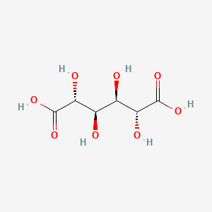 molecular formula C6H10O8 B1252008 L-mannaric acid 