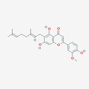 molecular formula C26H28O6 B1252014 Cannflavin A CAS No. 76735-57-4