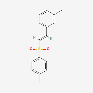 molecular formula C16H16O2S B12520264 (E)-1-Methyl-3-(2-tosylvinyl)benzene 