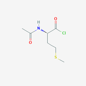 molecular formula C7H12ClNO2S B12520274 N-Acetyl-L-methionyl chloride CAS No. 656811-90-4