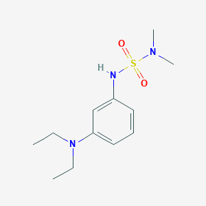 molecular formula C12H21N3O2S B12520362 N'-[3-(Diethylamino)phenyl]-N,N-dimethylsulfuric diamide CAS No. 745819-16-3