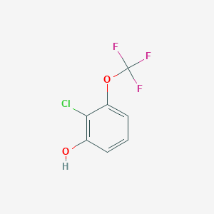 molecular formula C7H4ClF3O2 B12520371 2-Chloro-3-(trifluoromethoxy)phenol CAS No. 653578-81-5