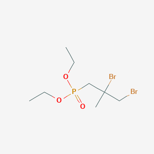 molecular formula C8H17Br2O3P B12520553 Diethyl (2,3-dibromo-2-methylpropyl)phosphonate CAS No. 651716-28-8