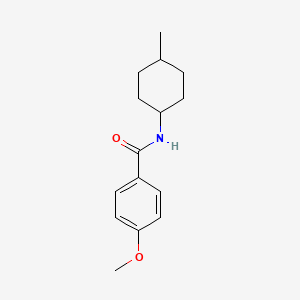 molecular formula C15H21NO2 B12520555 4-methoxy-N-(4-methylcyclohexyl)benzamide CAS No. 710291-33-1