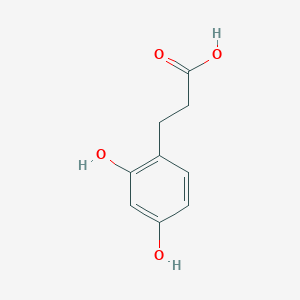 molecular formula C9H10O4 B125207 3-(2,4-二羟基苯基)丙酸 CAS No. 5631-68-5