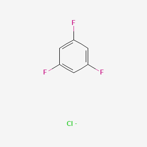 molecular formula C6H3ClF3- B12520707 1,3,5-Trifluorobenzene;chloride CAS No. 675861-31-1