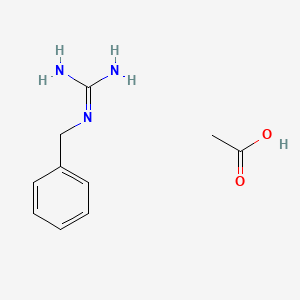 molecular formula C10H15N3O2 B1252077 N-Benzylguanidinium acetate CAS No. 117053-38-0