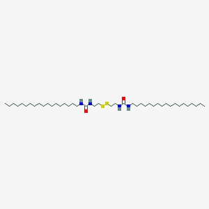 molecular formula C42H86N4O2S2 B12520775 Bis[2-(3-octadecylureido)ethyl] persulfide CAS No. 674772-33-9