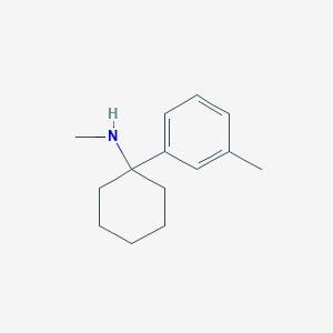 molecular formula C14H21N B12520814 N-methyl-1-(3-methylphenyl)cyclohexan-1-amine CAS No. 802826-28-4