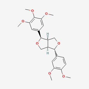 (3S,3aR,6R,6aR)-3-(3,4-dimethoxyphenyl)-6-(3,4,5-trimethoxyphenyl)-1,3,3a,4,6,6a-hexahydrofuro[3,4-c]furan
