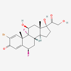 molecular formula C21H25BrF2O5 B1252096 Halopredone CAS No. 57781-15-4