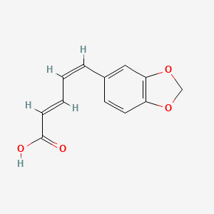 molecular formula C12H10O4 B1252097 Isochavicinic acid CAS No. 495-87-4