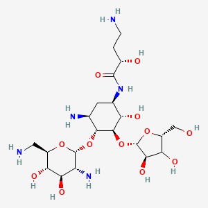 molecular formula C21H41N5O12 B1252104 Ambutyrosin 