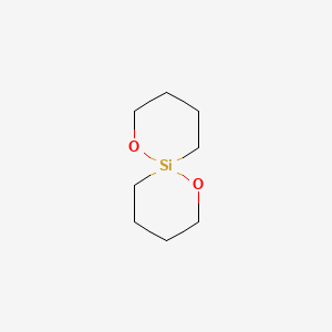molecular formula C8H16O2Si B12521064 1,7-Dioxa-6-silaspiro[5.5]undecane CAS No. 696585-48-5