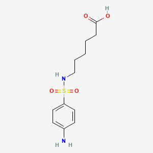 6-[(4-Aminobenzene-1-sulfonyl)amino]hexanoic acid