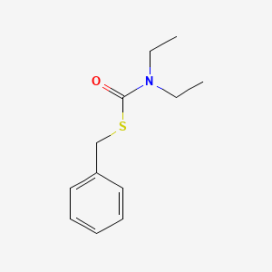 Carbamothioic acid, diethyl-, S-(phenylmethyl) ester