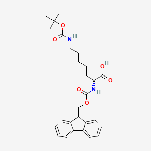 molecular formula C27H34N2O6 B12521178 Fmoc-D-hLys(Boc)-OH 
