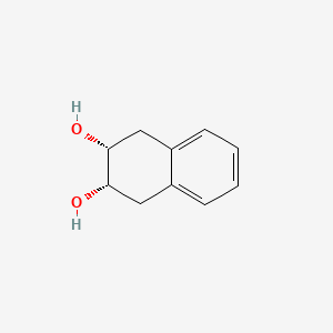molecular formula C10H12O2 B1252121 cis-1,2,3,4-Tetrahydronaphthalene-2,3-diol 