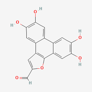 molecular formula C17H10O6 B1252123 Curcapital 