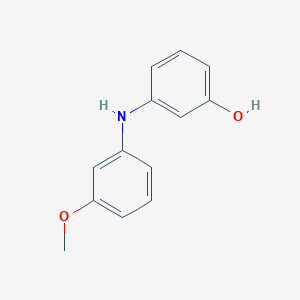 molecular formula C13H13NO2 B12521285 3-((3-Methoxyphenyl)amino)phenol 