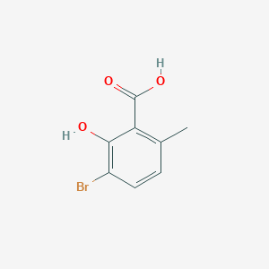 molecular formula C8H7BrO3 B12521353 3-Bromo-2-hydroxy-6-methylbenzoic acid CAS No. 681467-89-0