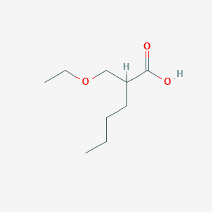 molecular formula C9H18O3 B12521413 2-(Ethoxymethyl)hexanoic acid CAS No. 813461-95-9