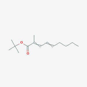 molecular formula C14H24O2 B12521466 Tert-butyl 2-methylnona-2,4-dienoate CAS No. 796034-98-5