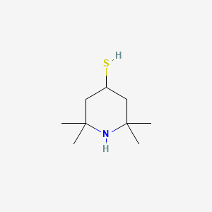 molecular formula C9H19NS B12521491 2,2,6,6-Tetramethylpiperidine-4-thiol CAS No. 657398-07-7