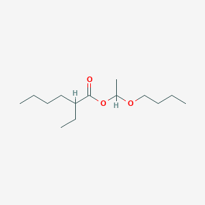 molecular formula C14H28O3 B12521529 1-Butoxyethyl 2-ethylhexanoate CAS No. 682744-67-8