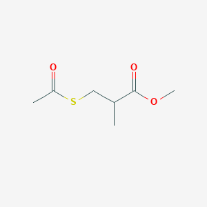 molecular formula C7H12O3S B1252168 Methyl 3-(acetylthio)-2-methylpropanoate CAS No. 92065-73-1