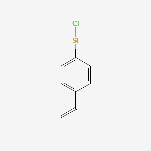 molecular formula C10H13ClSi B1252171 p-(Chlorodimethylsilyl)styrene CAS No. 1009-44-5