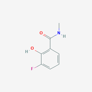 molecular formula C8H8FNO2 B12521737 3-Fluoro-2-hydroxy-N-methylbenzamide CAS No. 705949-55-9