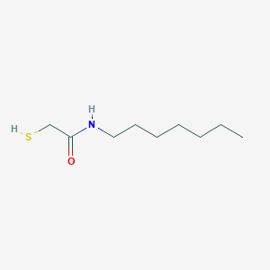molecular formula C9H19NOS B12521803 N-Heptyl-2-sulfanylacetamide CAS No. 666724-29-4