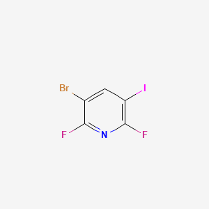 molecular formula C5HBrF2IN B12521807 2,6-Difluoro-3-bromo-5-iodopyridine CAS No. 685517-85-5