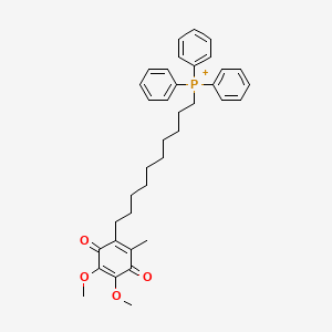 molecular formula C37H44O4P+ B1252181 Mitoquinone CAS No. 444890-41-9