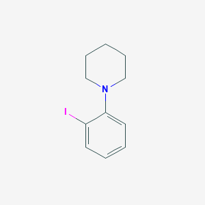 molecular formula C11H14IN B12521832 1-(2-Iodophenyl)piperidine 