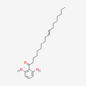 molecular formula C24H38O3 B12521835 1-(2,6-Dihydroxyphenyl)octadec-10-en-1-one CAS No. 820213-59-0