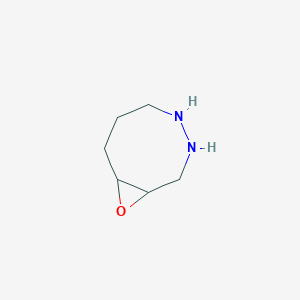 molecular formula C6H12N2O B12521873 9-Oxa-3,4-diazabicyclo[6.1.0]nonane CAS No. 807332-77-0