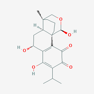 molecular formula C20H26O6 B1252193 Conacytone 