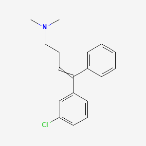molecular formula C18H20ClN B12521967 3-Buten-1-amine, 4-(3-chlorophenyl)-N,N-dimethyl-4-phenyl- CAS No. 724411-44-3